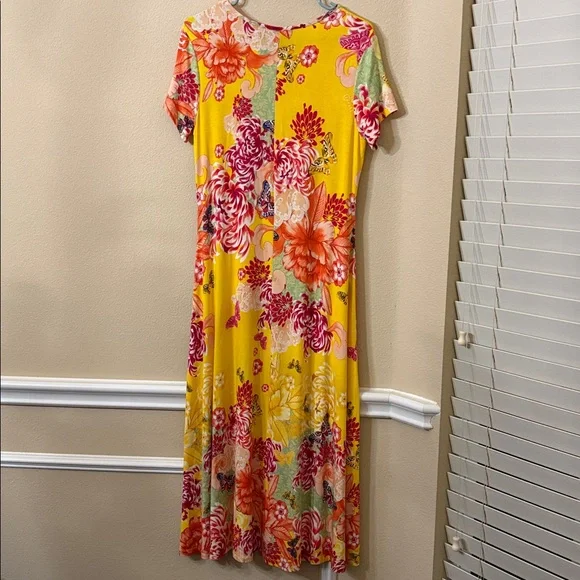 NWT JOHNNY WAS THE JANIE FAVORITE CAP SLEEVE DRESS-Charlie MULTI - Picture 4 of 4
